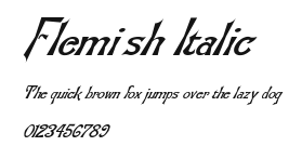 Flemish-Italic Preview