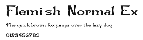 Flemish-Normal Ex Preview