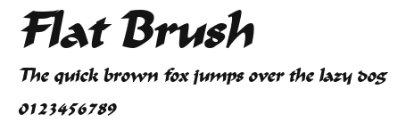Flat Brush Preview