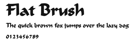 Flat Brush Preview