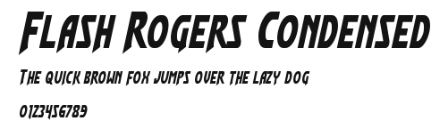 Flash Rogers Condensed Preview