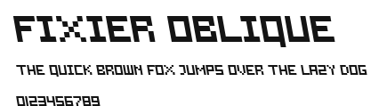 Fixier Oblique Preview