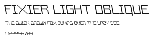 Fixier Light Oblique Preview