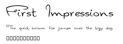 First Impressions Preview