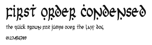 First Order Condensed Preview