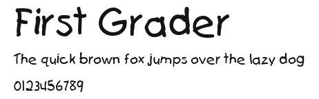 First Grader Preview
