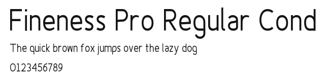 Fineness Pro Regular Cond Preview