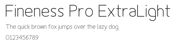 Fineness Pro ExtraLight Preview