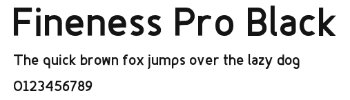 Fineness Pro Black Preview
