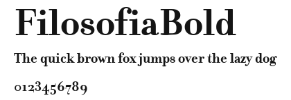 FilosofiaBold Preview