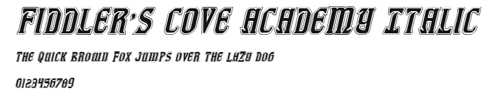 Fiddler's Cove Academy Italic Preview