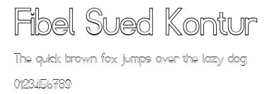 Fibel Sued Kontur Preview
