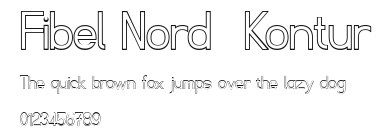 Fibel Nord  Kontur Preview