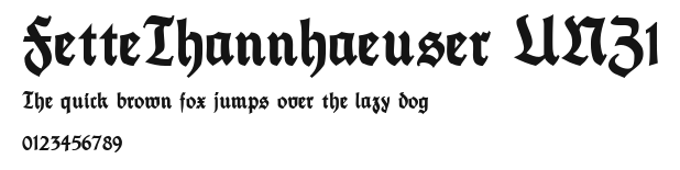 FetteThannhaeuser UNZ1 Preview