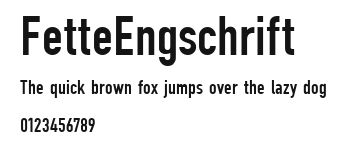 FetteEngschrift Preview