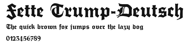 Fette Trump-Deutsch Preview