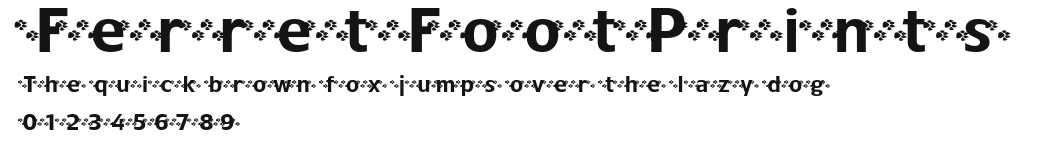 FerretFootPrints.ttf