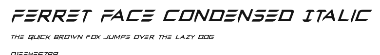 Ferret Face Condensed Italic.ttf