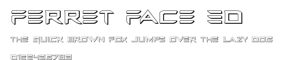 Ferret Face 3D.ttf
