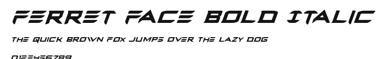 Ferret Face Bold Italic.ttf