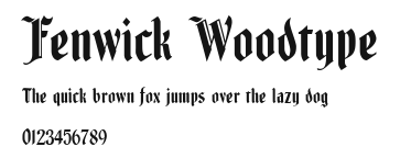 Fenwick Woodtype.ttf