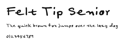 Felt Tip Senior Preview