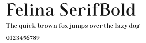 Felina SerifBold Preview