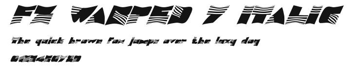 FZ WARPED 7 ITALIC Preview