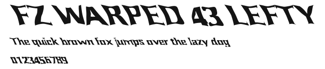 FZ WARPED 43 LEFTY Preview