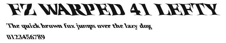 FZ WARPED 41 LEFTY Preview