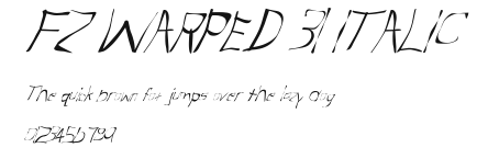 FZ WARPED 31 ITALIC Preview