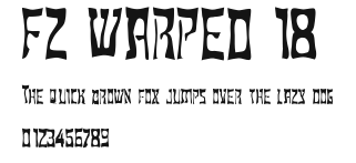 FZ WARPED 18 Preview