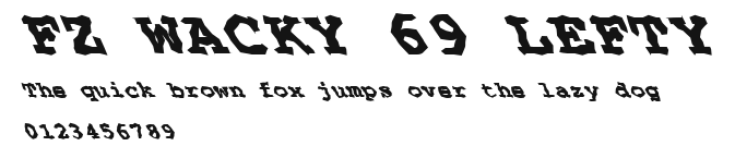 FZ WACKY 69 LEFTY Preview