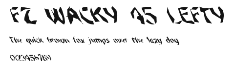 FZ WACKY 45 LEFTY Preview
