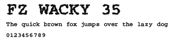 FZ WACKY 35 Preview