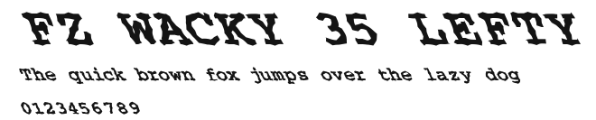 FZ WACKY 35 LEFTY Preview