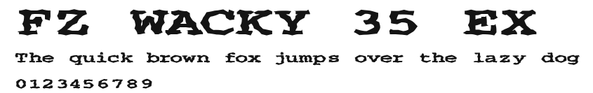 FZ WACKY 35 EX Preview
