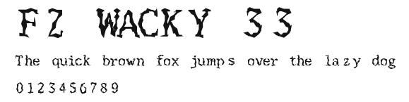 FZ WACKY 33 Preview