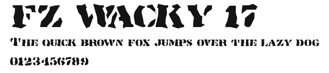 FZ WACKY 17 Preview