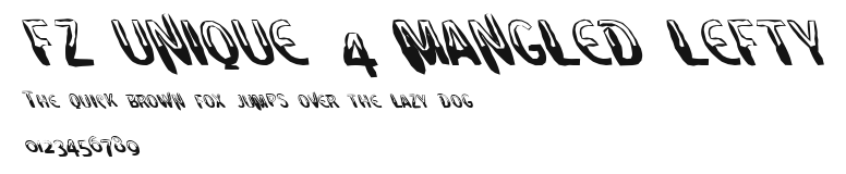 FZ UNIQUE 4 MANGLED LEFTY Preview