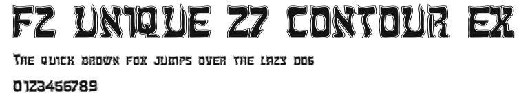 FZ UNIQUE 27 CONTOUR EX Preview