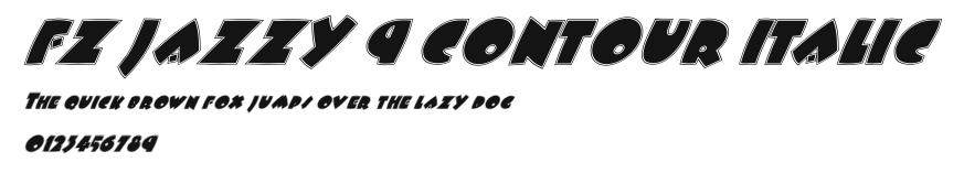 FZ JAZZY 9 CONTOUR ITALIC Preview