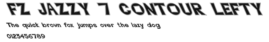 FZ JAZZY 7 CONTOUR LEFTY Preview