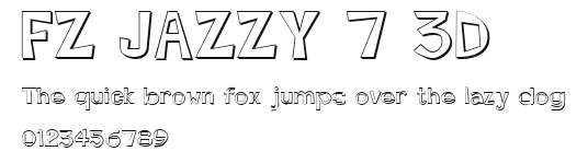 FZ JAZZY 7 3D Preview