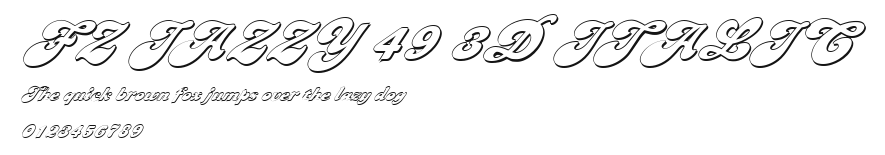 FZ JAZZY 49 3D ITALIC.ttf
