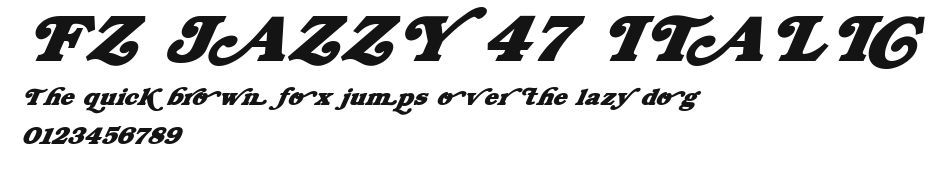 FZ JAZZY 47 ITALIC.ttf