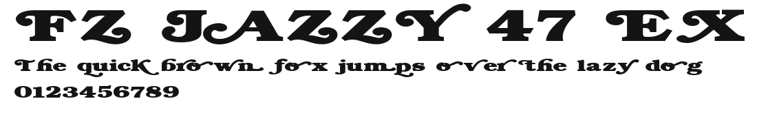 FZ JAZZY 47 EX.ttf