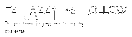 FZ JAZZY 45 HOLLOW Preview