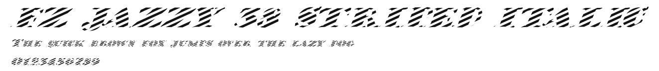 FZ JAZZY 38 STRIPED ITALIC Preview