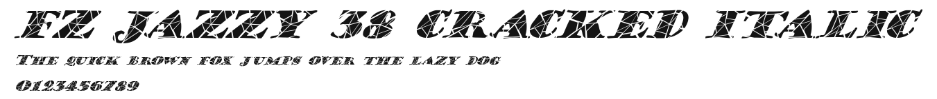 FZ JAZZY 38 CRACKED ITALIC Preview
